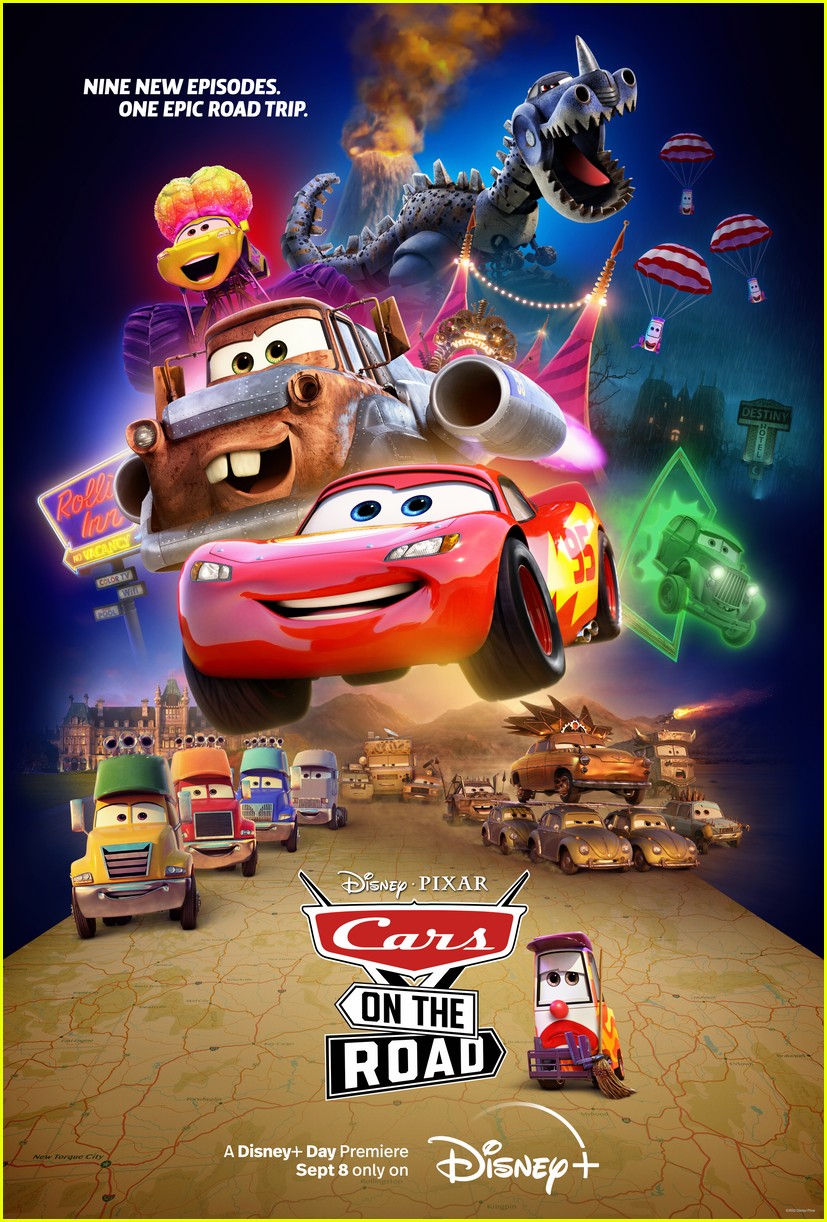 disney pixar reveal cars on the road series trailer premiere date 01