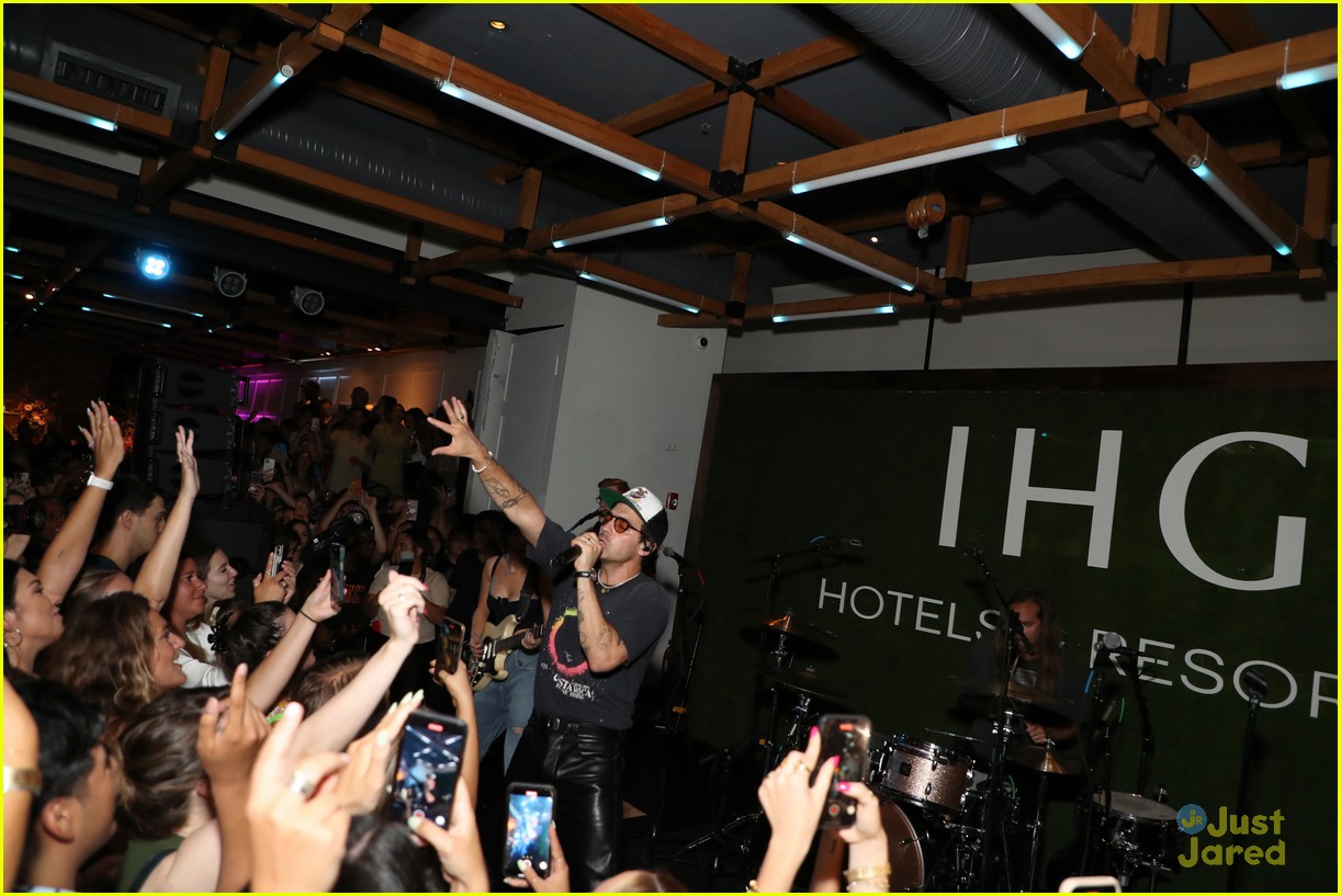 dnce perform small show at ihg hotels event ahead of us open 14