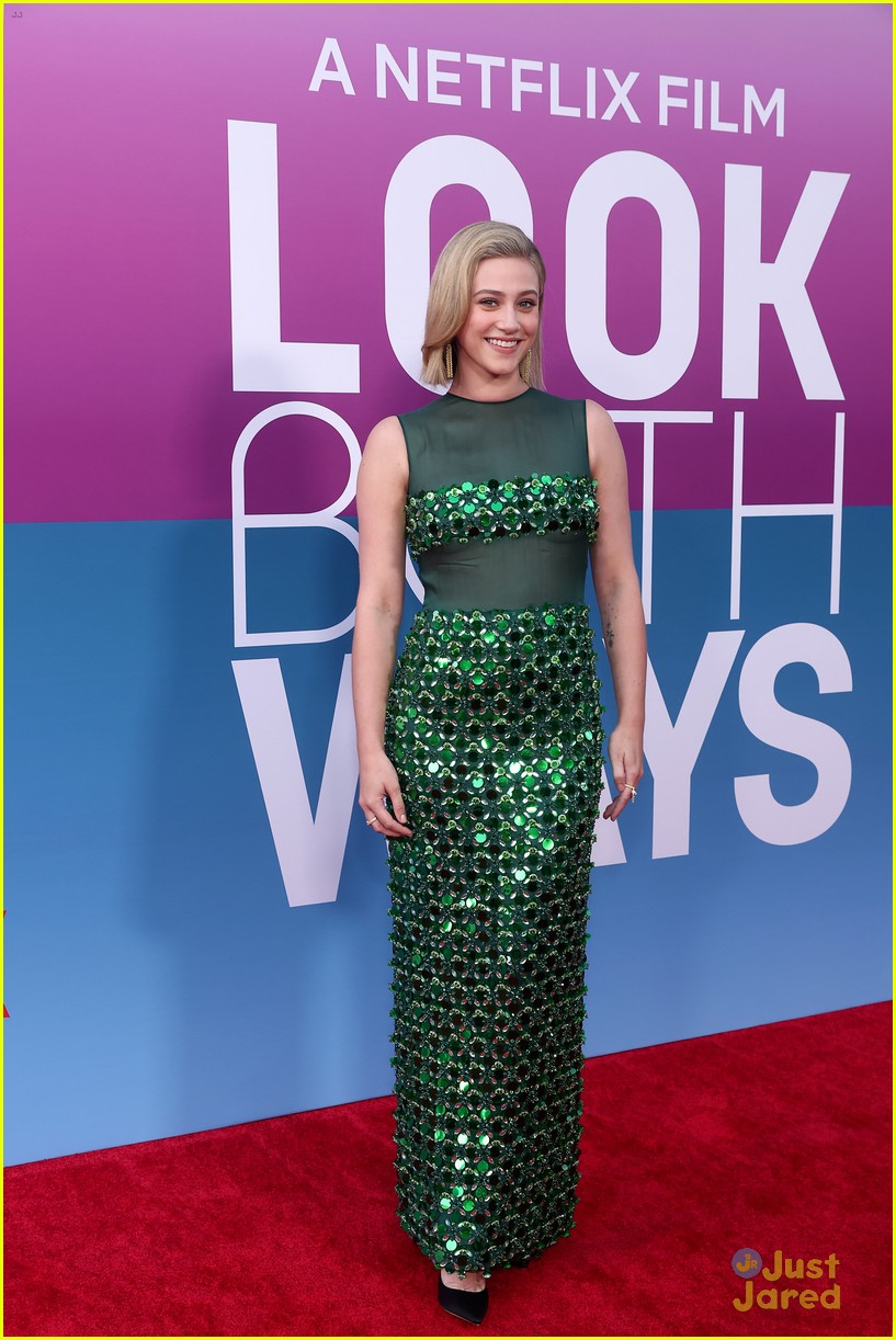 lili reinhart and her leading men step out for look both ways premiere 05