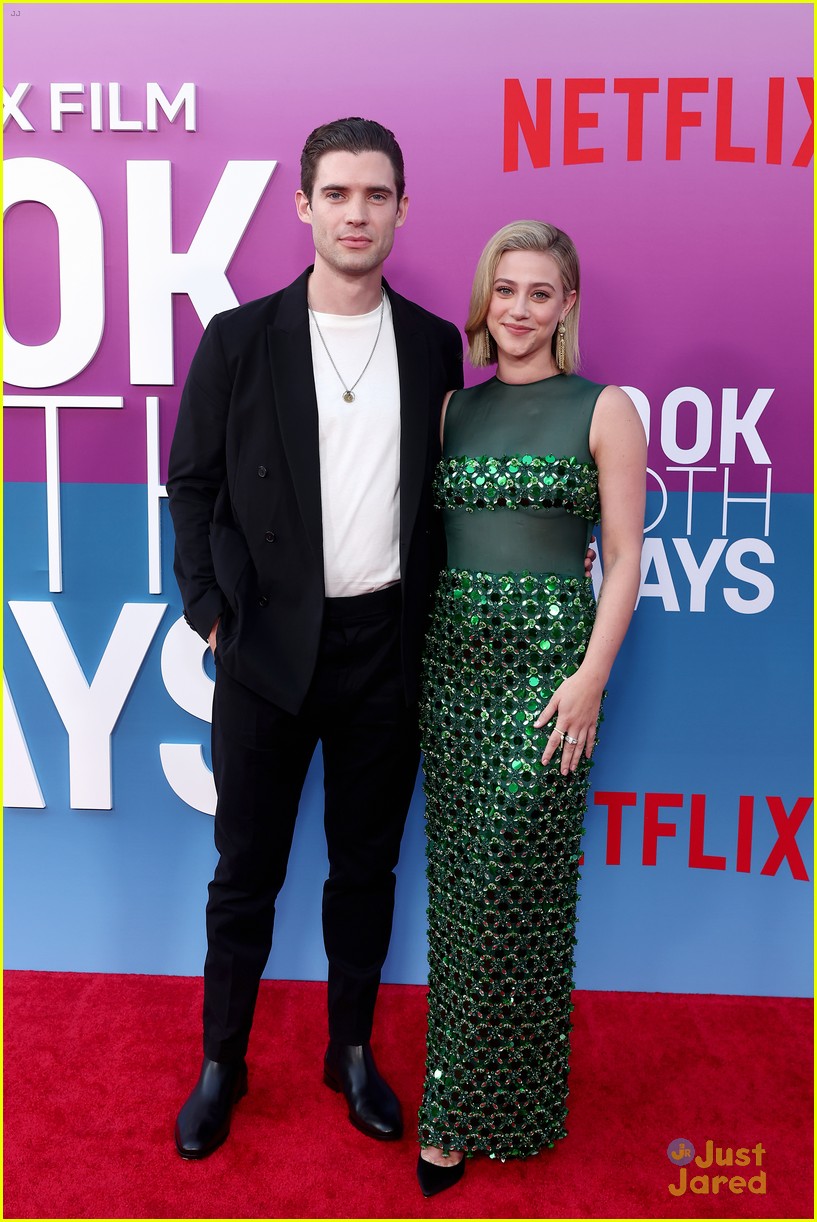 lili reinhart and her leading men step out for look both ways premiere 22
