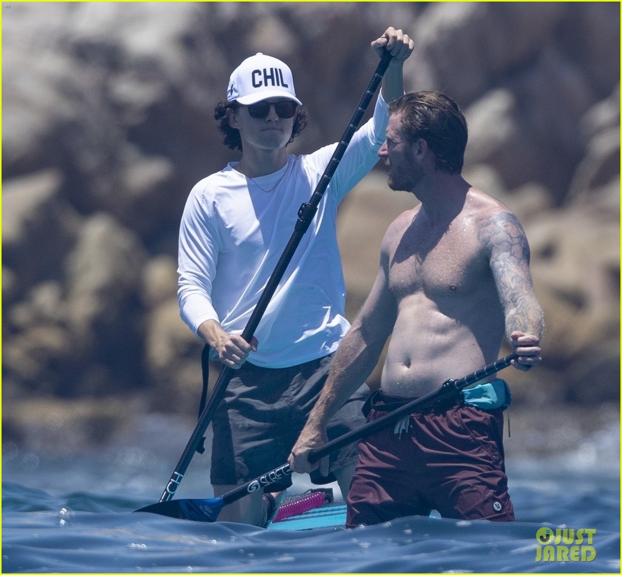 tom holland paddle boarding harry cabo 20