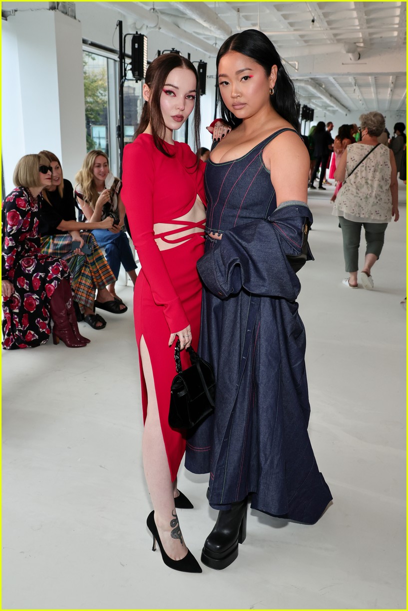 dove cameron joins ansel elgort laura harrier more for vogue world fashion show 03