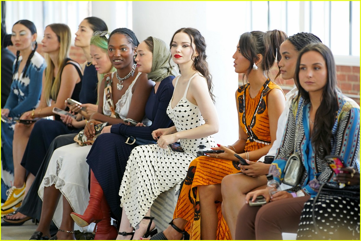 dove cameron joins ansel elgort laura harrier more for vogue world fashion show 31