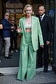 lili reinhart wears green suit for max mara fashion show 01