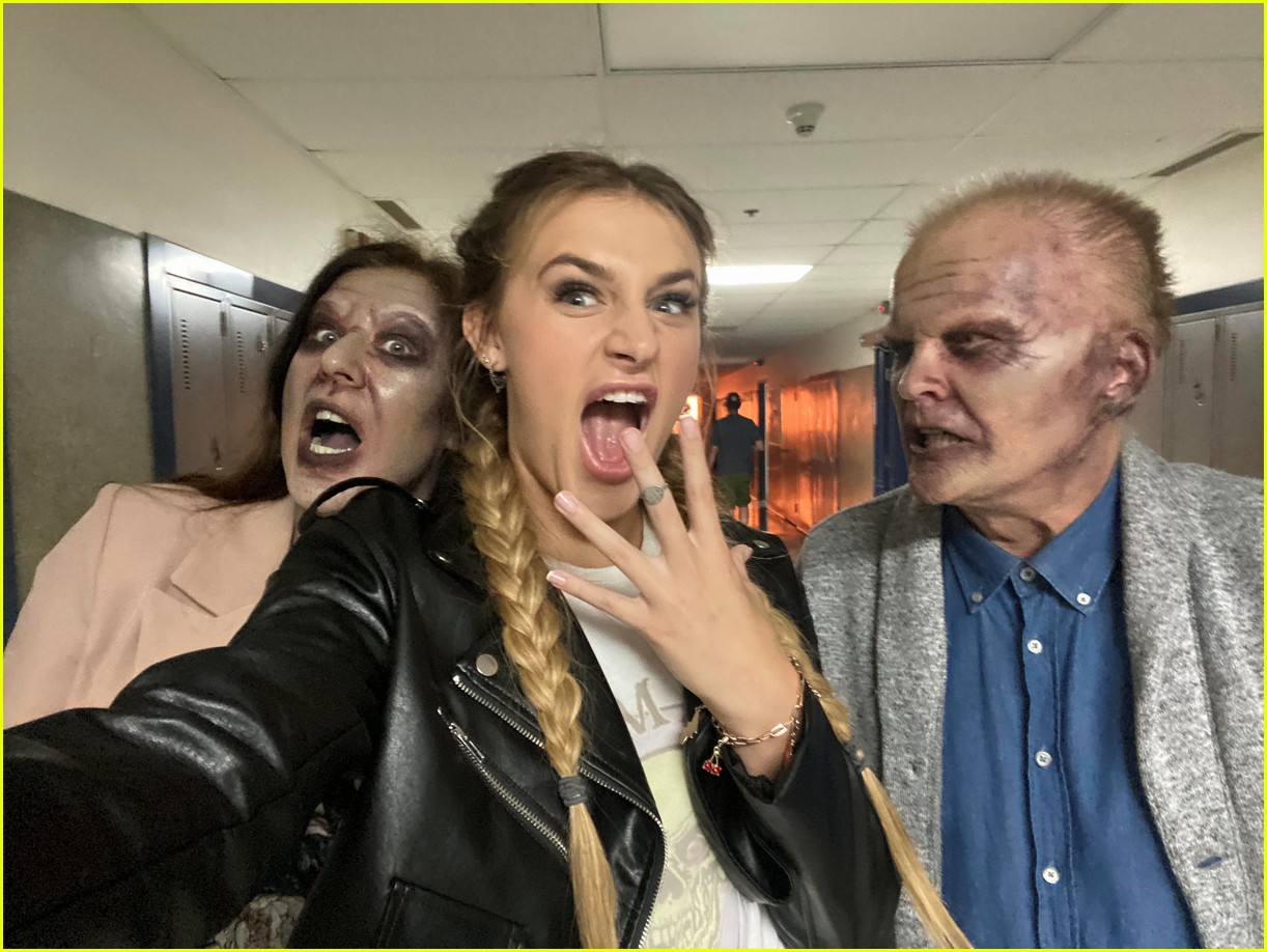 madi monroe shares photos from the set of zombie town exclusive 03