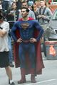 tyler hoechlin gets to work filming superman lois season 3 01