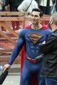 tyler hoechlin gets to work filming superman lois season 3 12