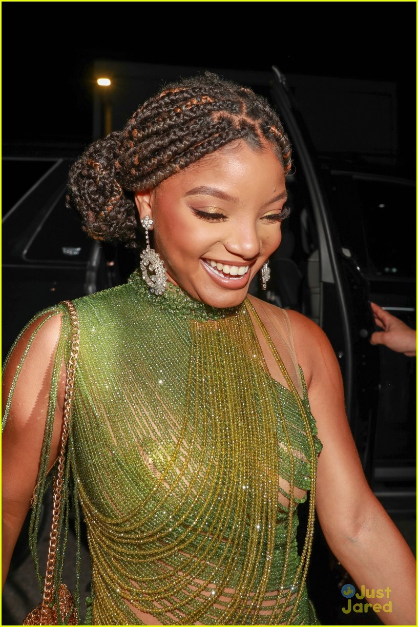 chloe halle glam up for cardi b birthday party 02