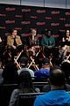 the cast of one of us lying talk season two at new york comic con 08