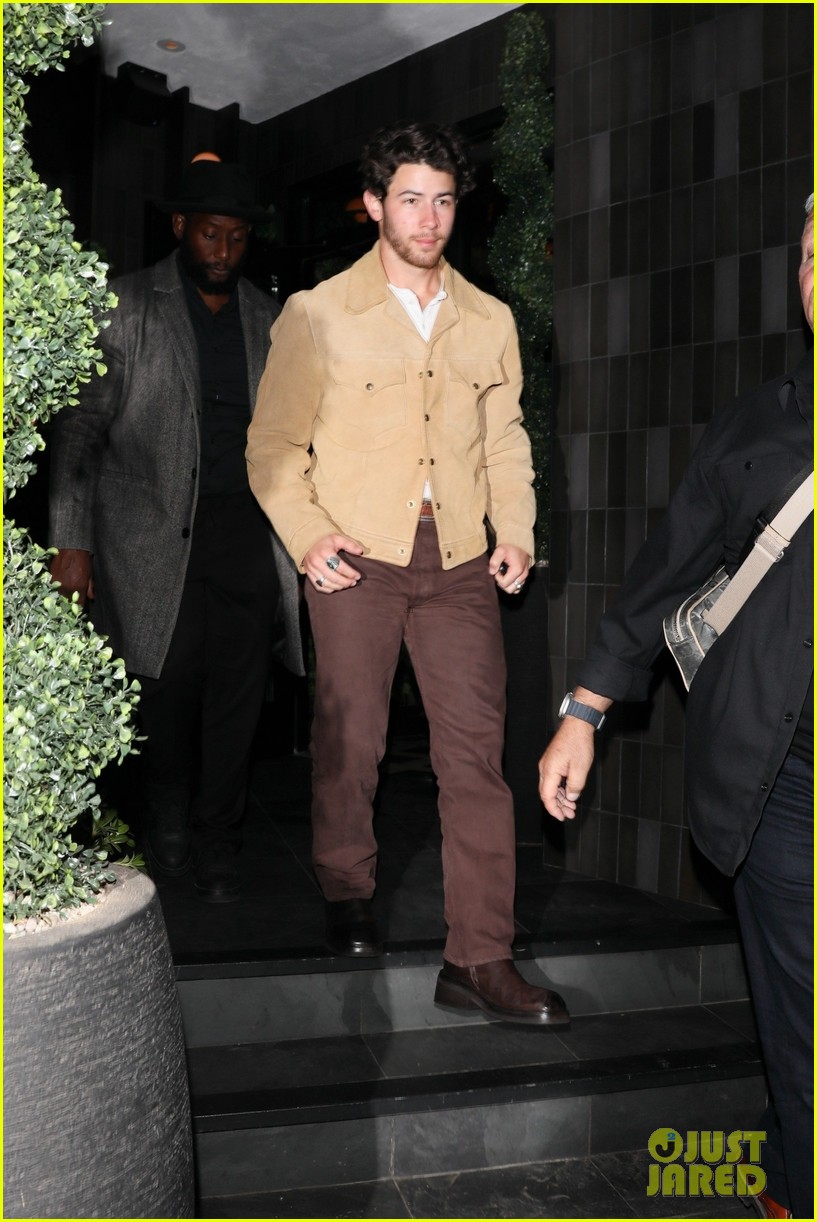 joe nick jonas grab dinner together in west hollywood at catch 17