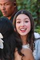 olivia rodrigo urges fans to vote while attending glossier event 04