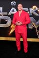 dwayne johnson bright red suit to nyc black adam premiere 06