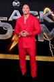 dwayne johnson bright red suit to nyc black adam premiere 09