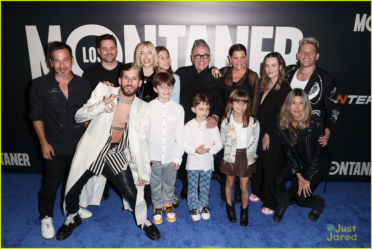 lele pons guaynaa join camilo family at los montaners premiere 06