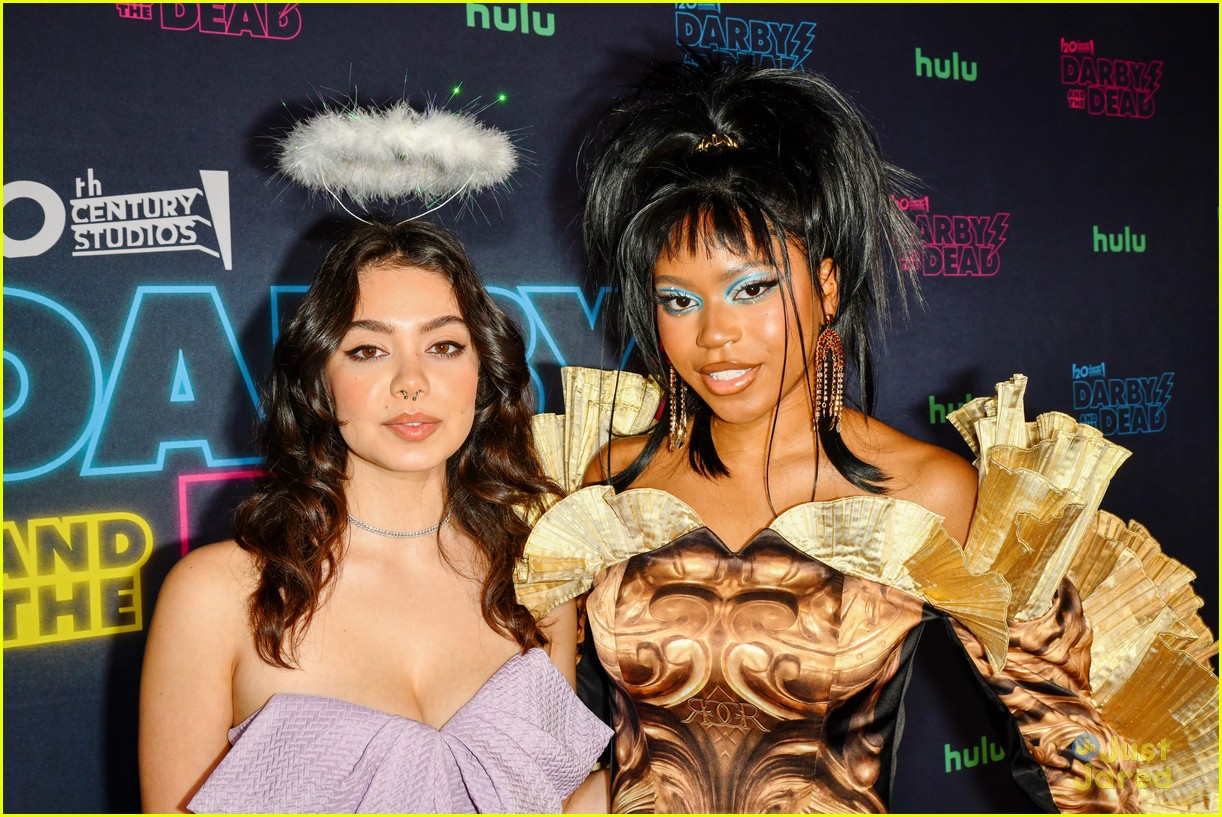 aulii cravalho is an angel at darby and the dead premiere with riele downs more 20