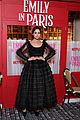 lily collins ashley park share cute moment at emily in paris premiere 15