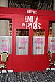 lily collins ashley park share cute moment at emily in paris premiere 20