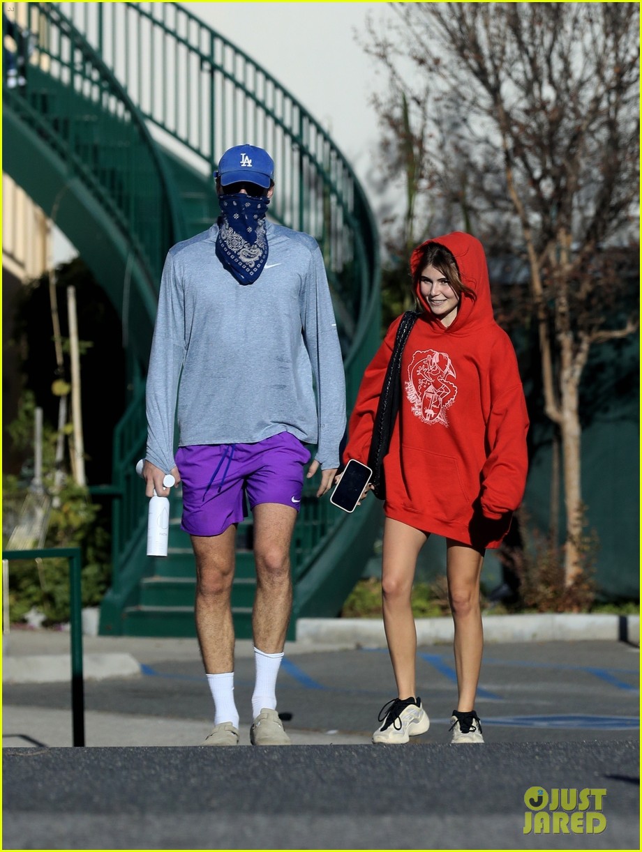 jacob elordi olivia jade cover their faces for outings 36