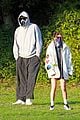 jacob elordi olivia jade cover their faces for outings 12