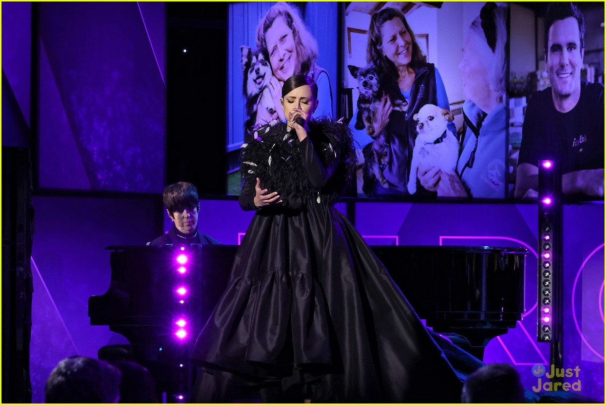 sofia carson diane warren perform applause after dropping new song 19