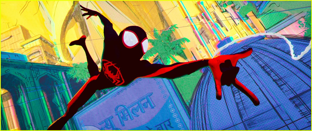 miles morales battles many different spider men in across the universe trailer 04