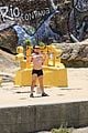 charlie gillespie owen patrick joyner get in shirtless workout at the beach 37