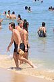 charlie gillespie owen patrick joyner get in shirtless workout at the beach 72