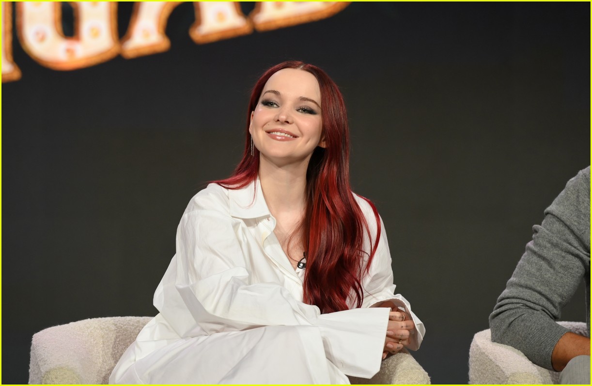 Dove Cameron Shows Off Red Hair At Schmigadoon TCA Panel Photo Photo Gallery