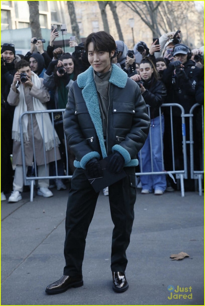 jhope continues to slay paris mens fashion week at hermes show 01
