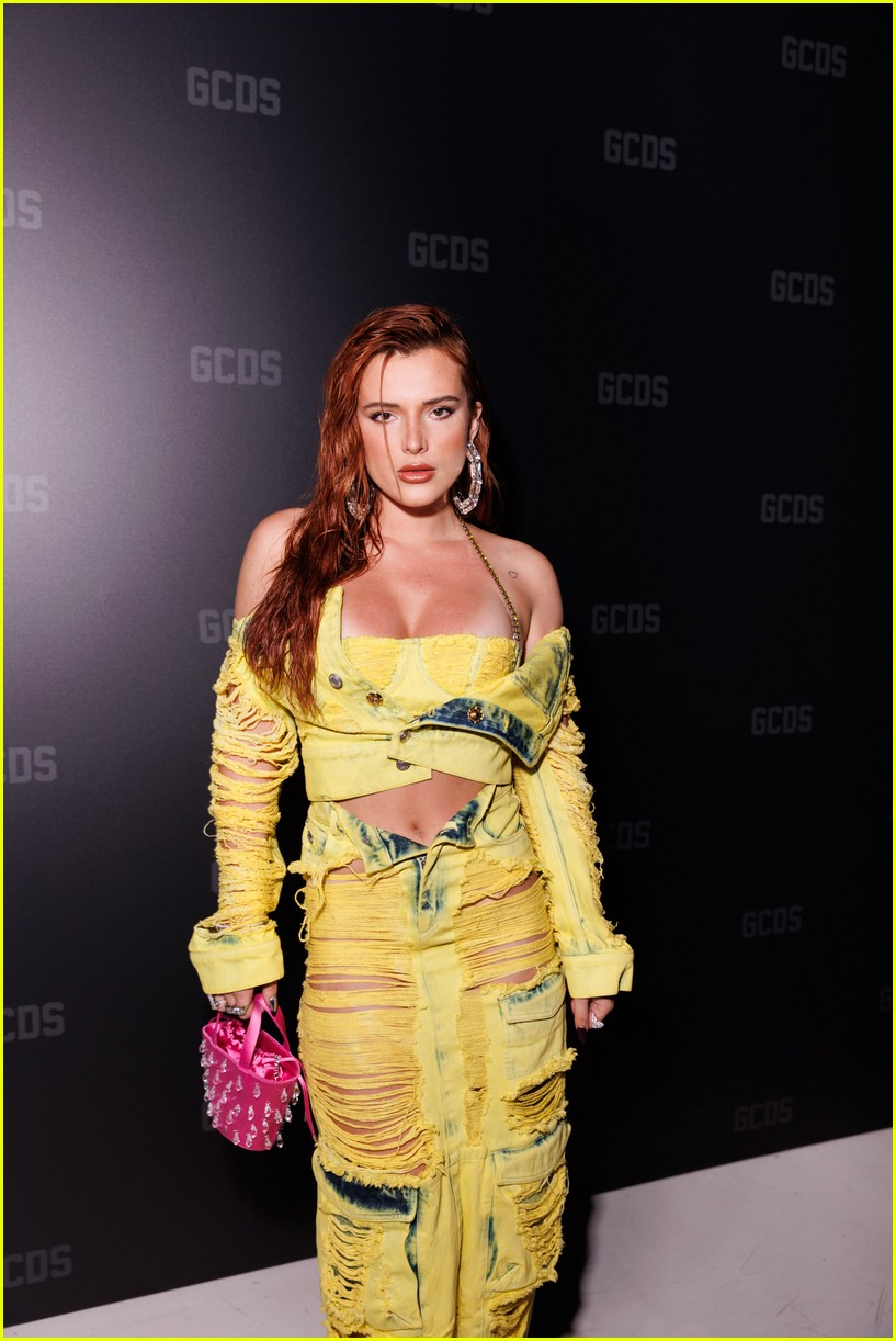 bella thorne dixie damelio step out for gcds fashion show 08