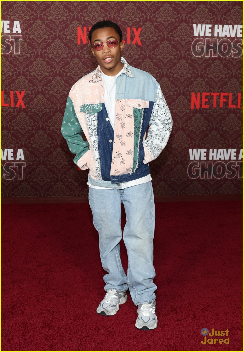 jahi winston isabella russo niles fitch premiere new movie we have a ghost 37