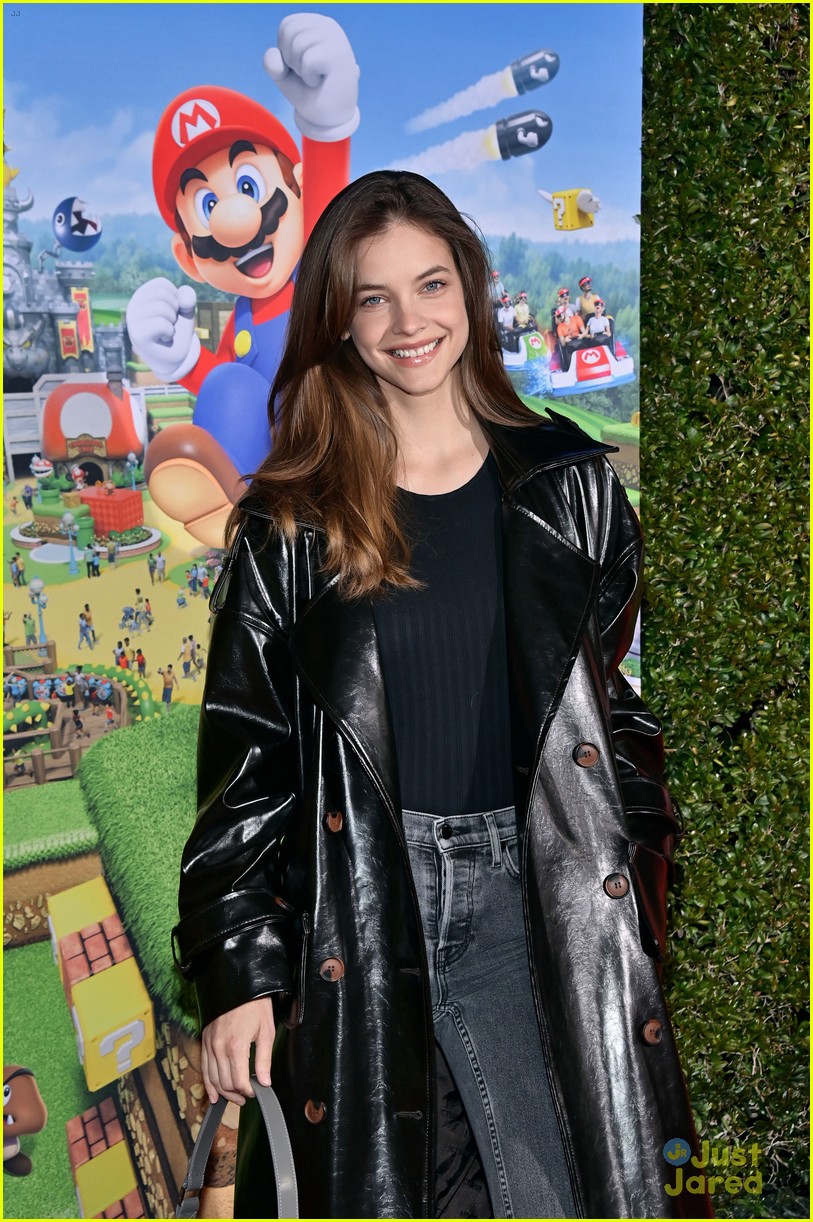 dylan sprouse barbara palvin attend super nintendo world opening 16