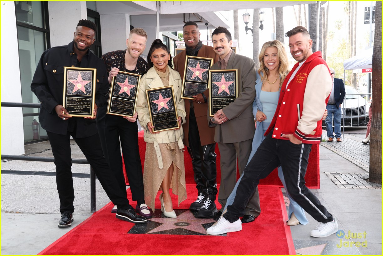 pentatonix honored with star on hollywood walk of fame 01