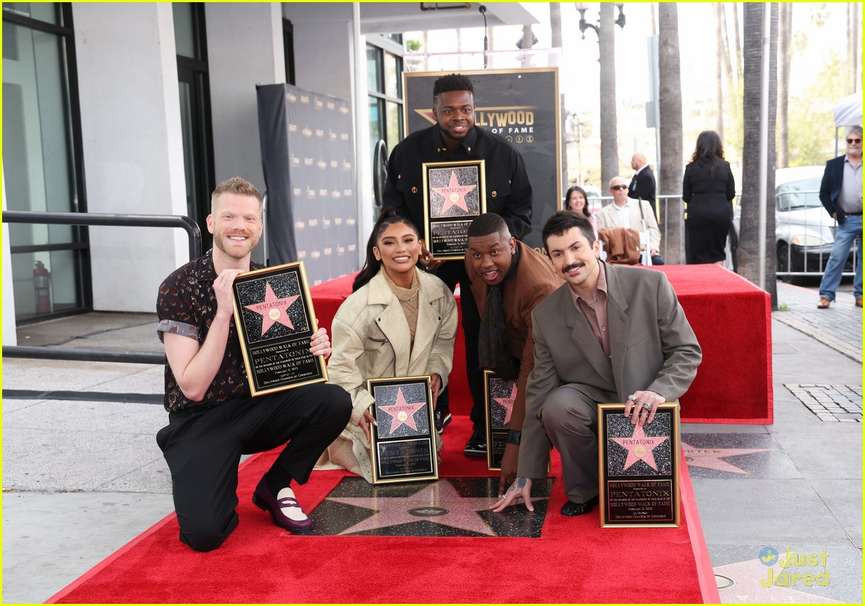 pentatonix honored with star on hollywood walk of fame 05