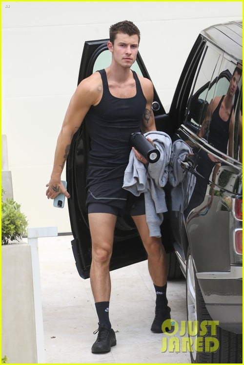 shawn mendes leaving the gym 13