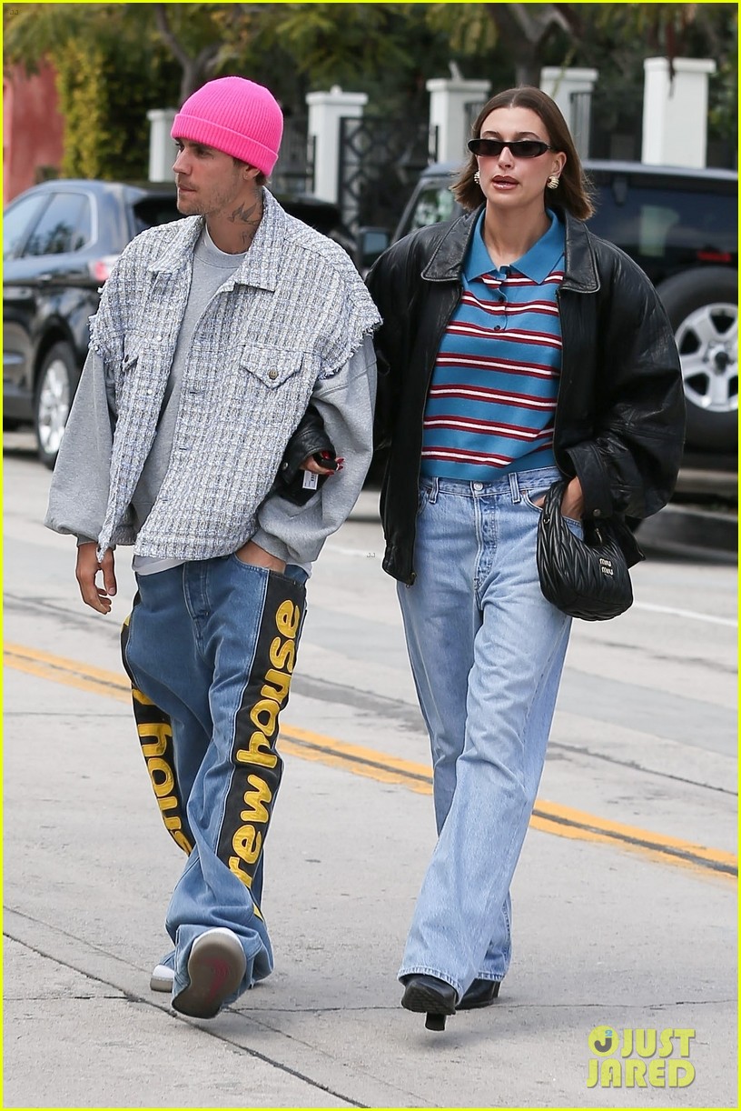 Hailey & Justin Bieber Step Out To Run Errands After Attending An Oscar ...