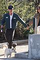 kaia gerber austin butler hold hands dog walk yoga class 28