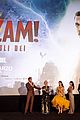 rachel zegler attends shazam fan event with co stars in rome 17