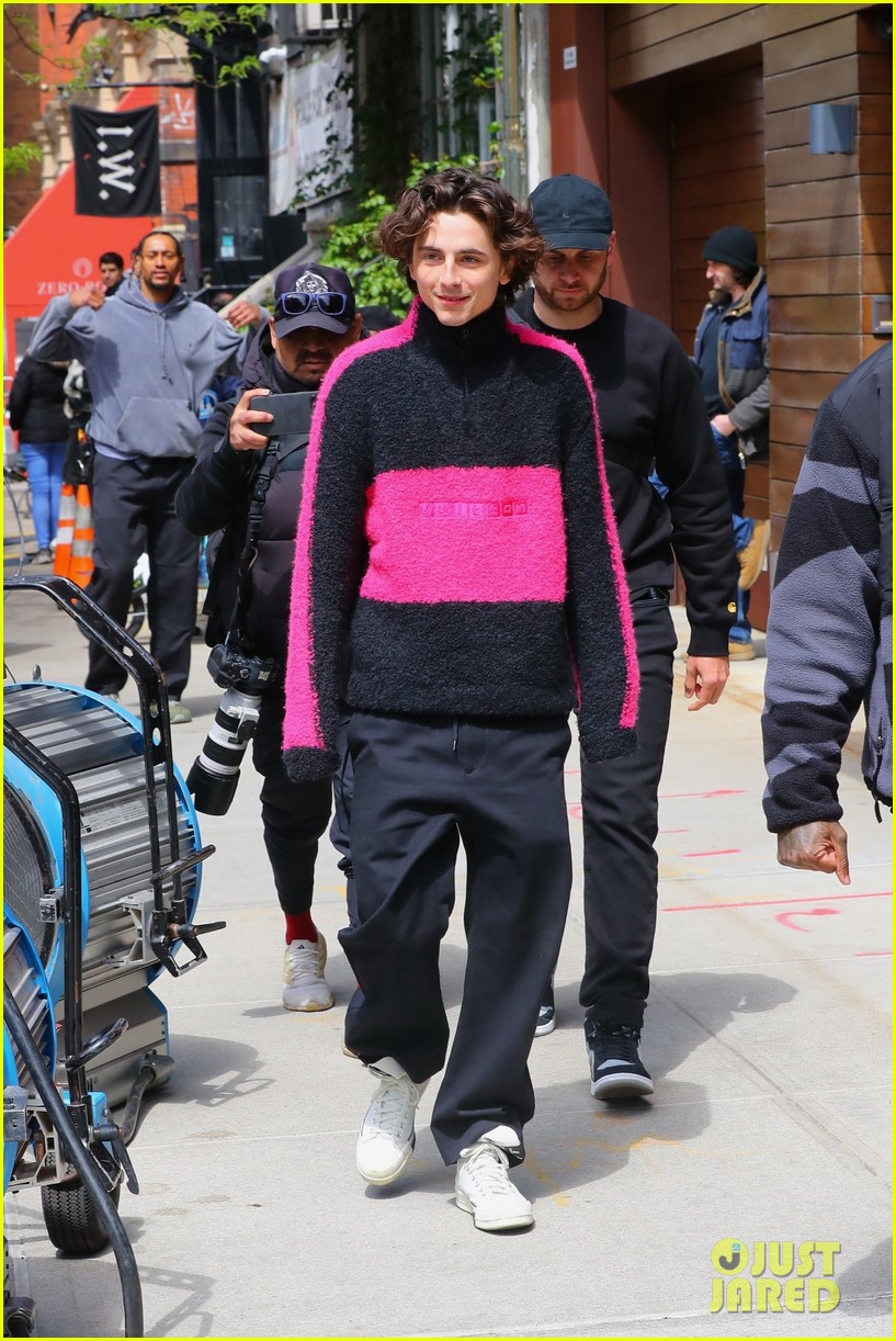 timothee chalamet another day of commercial filming 03