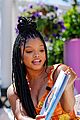 halle bailey reads the little mermaid at the white house easter egg roll 01