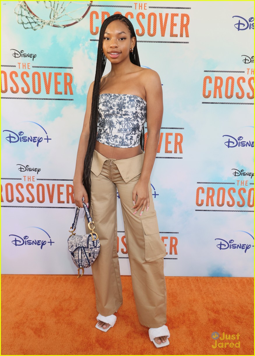 jalyn hall amir oneil hit orange carpet at the crossover premiere 08