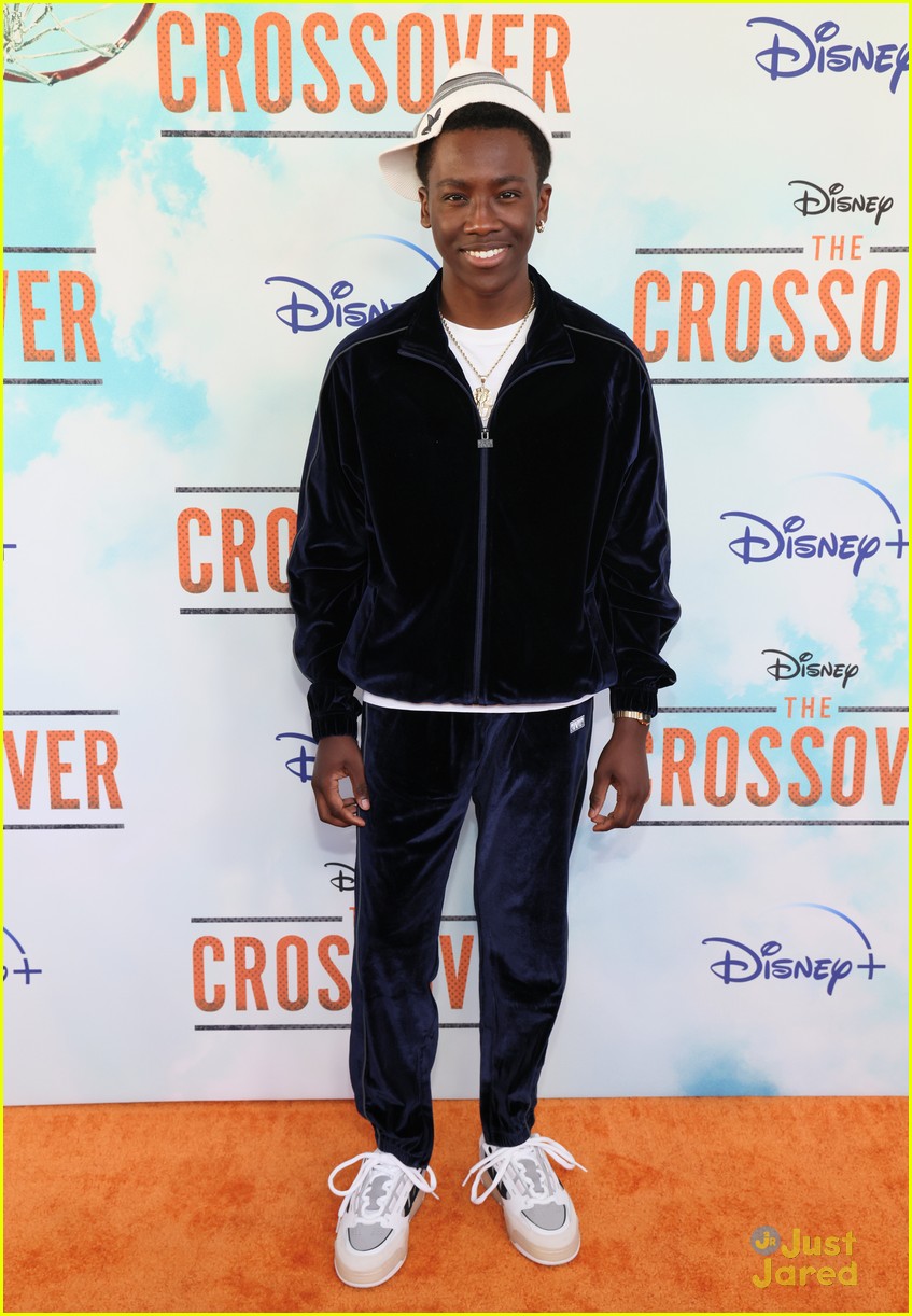 jalyn hall amir oneil hit orange carpet at the crossover premiere 23