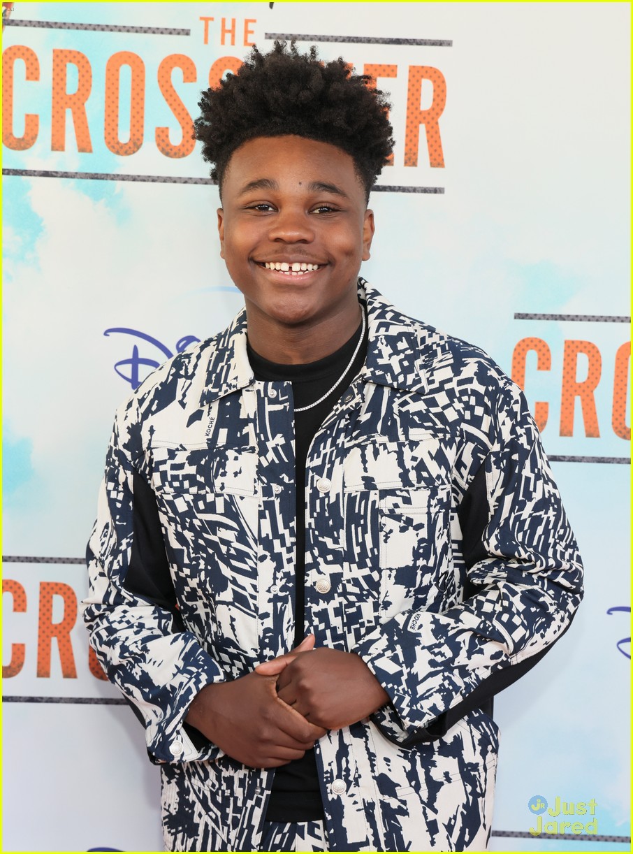 jalyn hall amir oneil hit orange carpet at the crossover premiere 28
