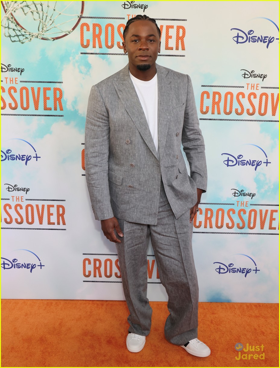 jalyn hall amir oneil hit orange carpet at the crossover premiere 32