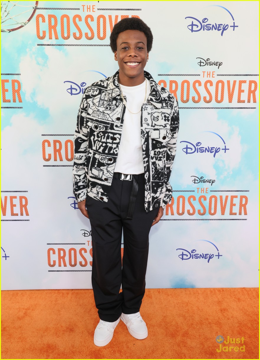 jalyn hall amir oneil hit orange carpet at the crossover premiere 38