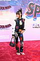 hailee steinfeld goes denim for spider man premiere with shameik moore and more 25