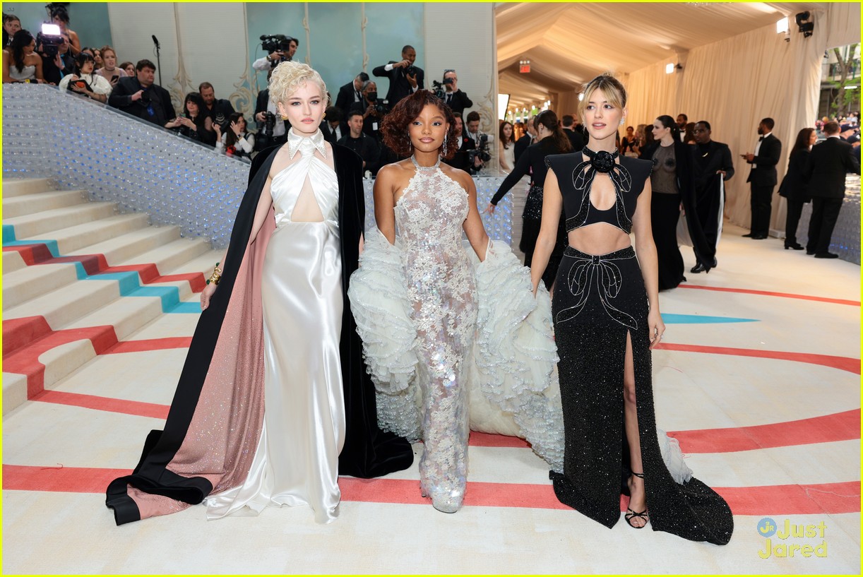 halle bailey is vision in white at met gala ahead of the little mermaid release 02