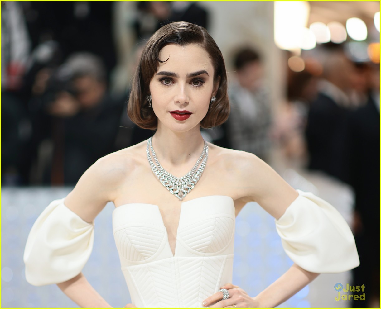 emily in paris lily collins ashley park bring the fashion to met gala 19