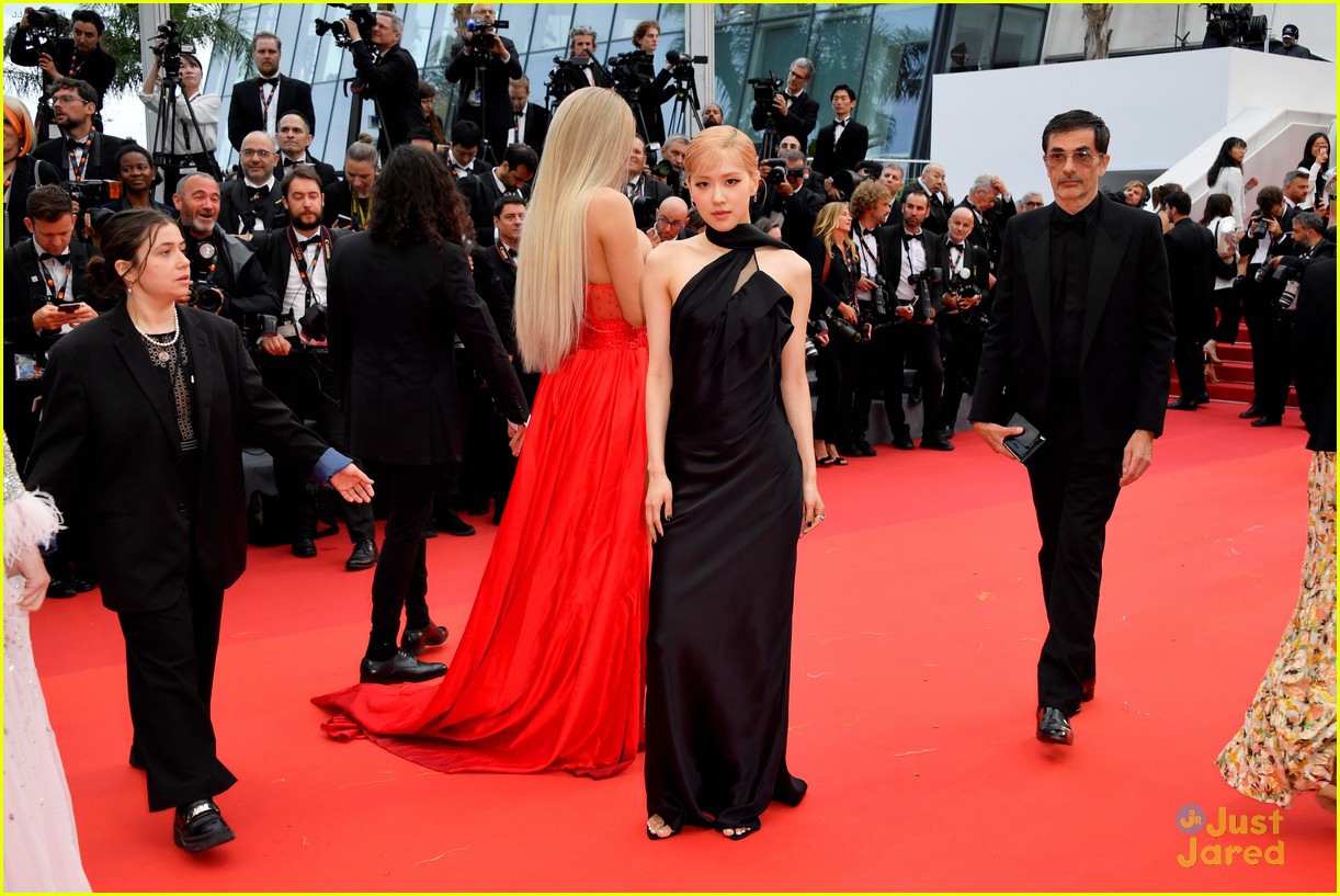 rose manu rios noah beck step out for monster screening at cannes film festival 02