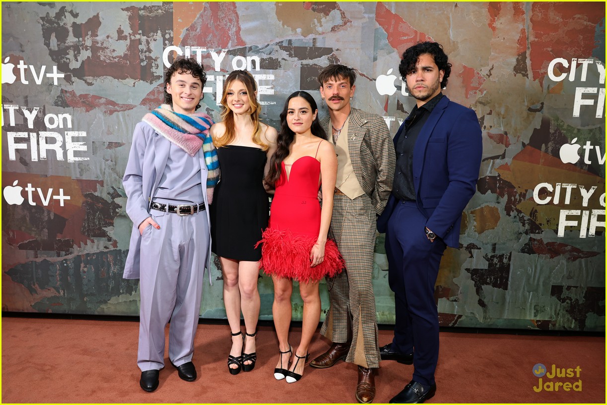 Wyatt Oleff & Chase Sui Wonders Join Co-Stars at 'City on Fire ...